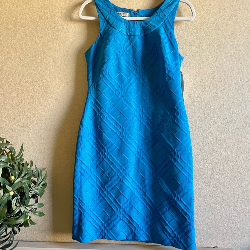 Evan Picone Venetian Ball Dress in LAGUNA Blue NWT
